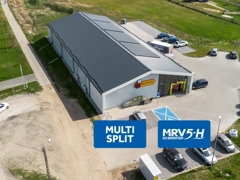 Biedronka w Kuleszach Kościelnych – klimatyzacja Haier