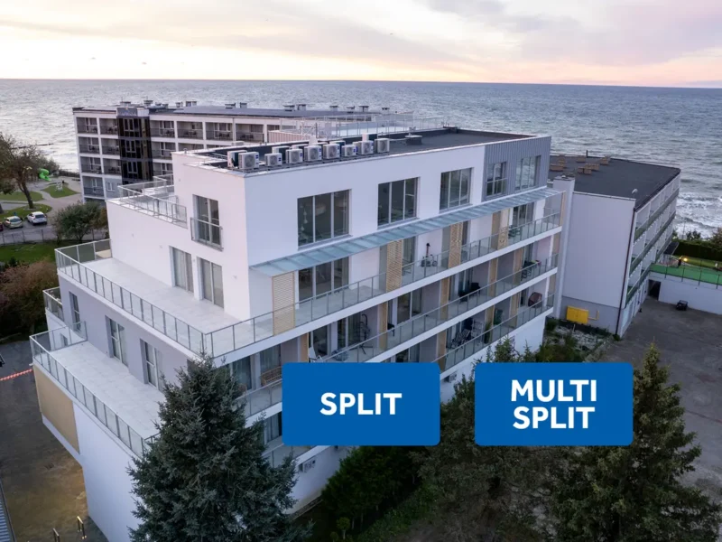 Systemy klimatyzacji Split i Multi Split w Moon Residence