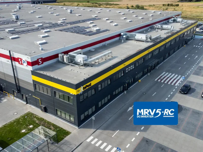 System MRV 5-RC w sortowni Inpost w Woli Bykowskiej